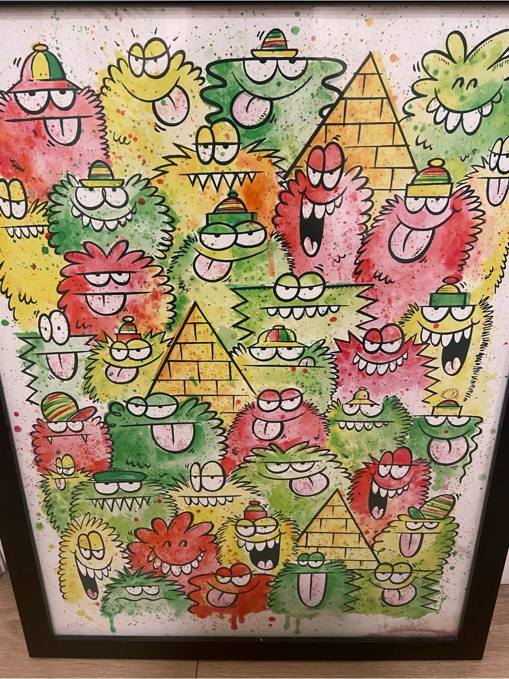Rare numbered “Original Rockers” Giclee Print by Kevin Lyons signed